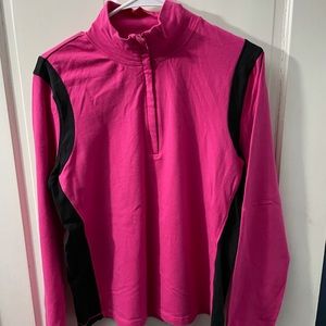 Tommy Hilfiger zippered neck light weight jacket.